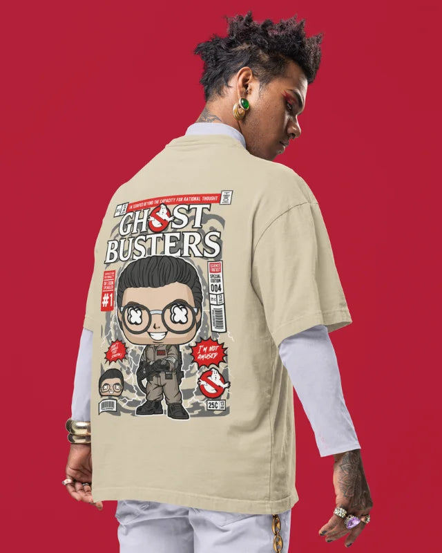 Ghost Busters: Printed Oversized T-Shirt