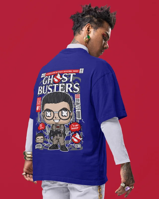 Ghost Busters: Printed Oversized T-Shirt