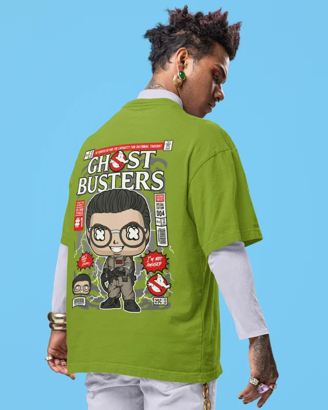 Ghost Busters: Printed Oversized T-Shirt