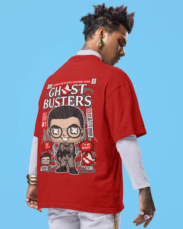 Ghost Busters: Printed Oversized T-Shirt